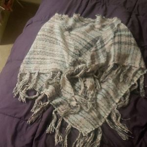 Nordstrom shawl gray/pink